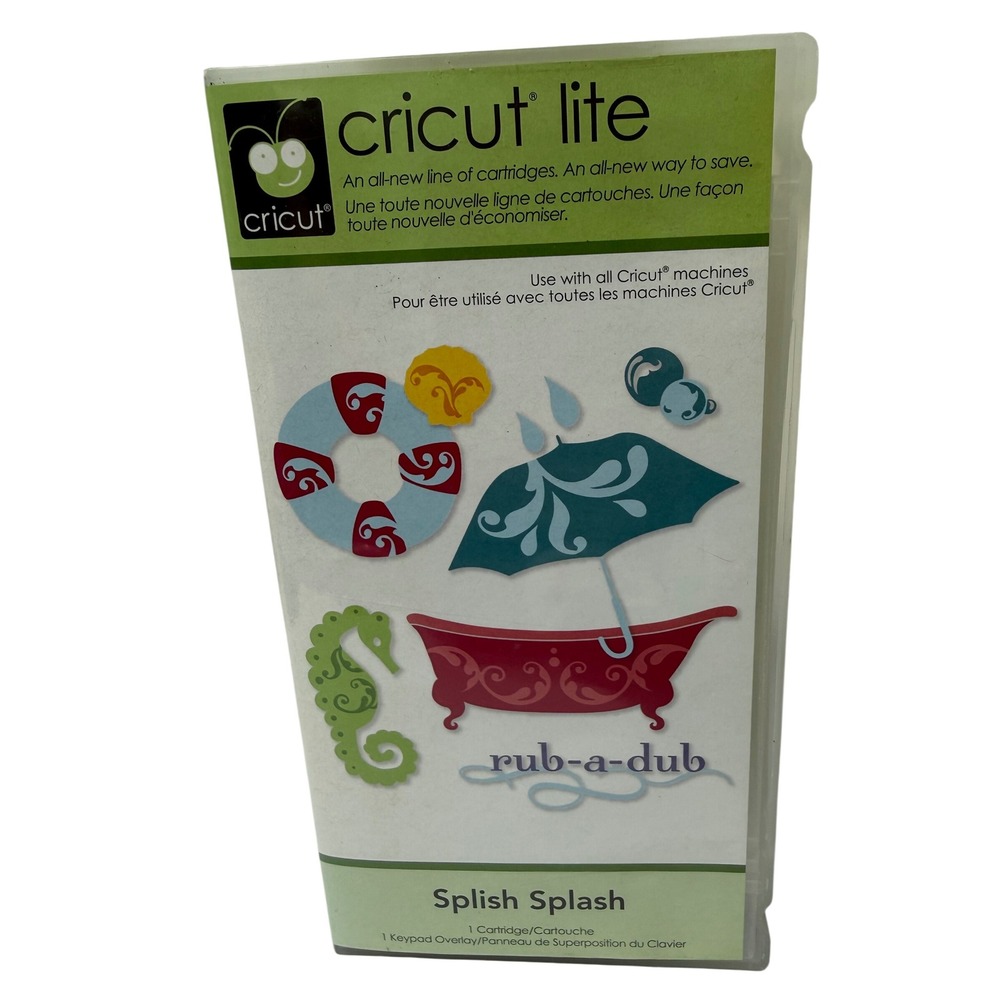 Cricut Lite Splish Splash Cartridge Set 2001174 Bathroom Nautical 50 Images